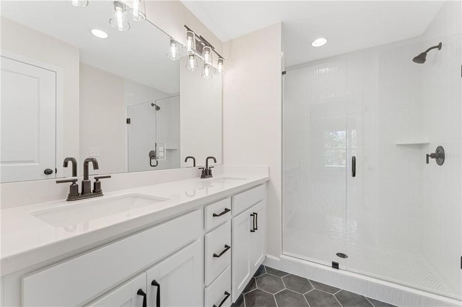 Furnished interior view inside a new home in Townes at South Main, Kennesaw (Image 10).