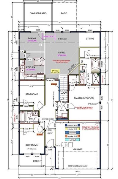 2D floor plan layout of this home in Zanes Creek, Inman, SC (Image 2). 2D floor plan layout of this home in Zanes Creek, Inman, SC (Image 2).