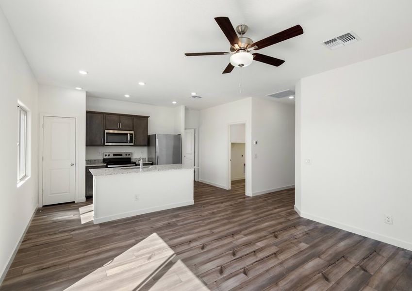 This open-concept layout is designed with you and your family in mind.