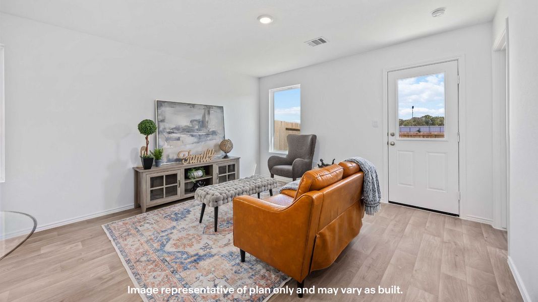 Representative furnished interior of a home built from the Axis by D.R. Horton in Deer Meadows, Odessa (Image 11).