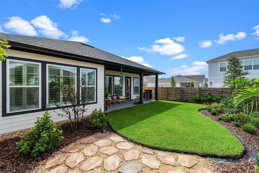 Front exterior of a new home in , St. Cloud, FL, highlighting curb appeal (Image 22).