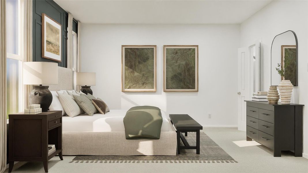 Furnished interior view inside a new home in , Elgin (Image 24).