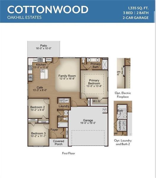 2D floor plan layout of this home in Oakhill Estates, Adairsville, GA (Image 3). 2D floor plan layout of this home in Oakhill Estates, Adairsville, GA (Image 3).