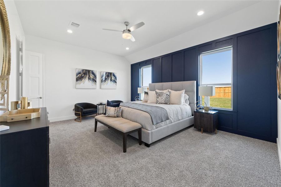 Furnished interior view inside a new home in River Ranch Estates, Dayton (Image 11).