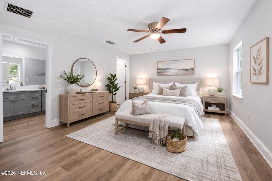Furnished interior view inside a new home in , Jacksonville (Image 7).