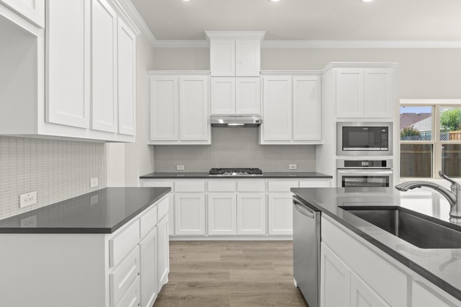 Representative furnished interior of a home built from the Chessel JS by Sandlin Homes in Timberbrook, Justin (Image 7).