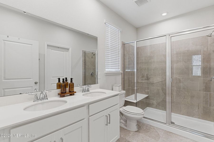 Furnished interior view inside a new home in RiverTown, St. Johns (Image 20).