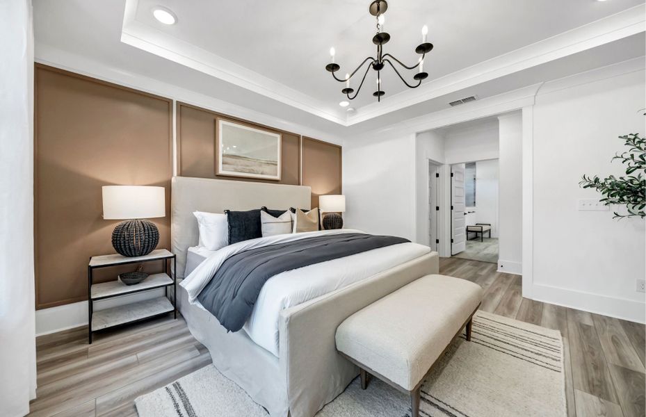 Furnished interior view inside a new home in Oakleaf Chase, Blythewood (Image 4).