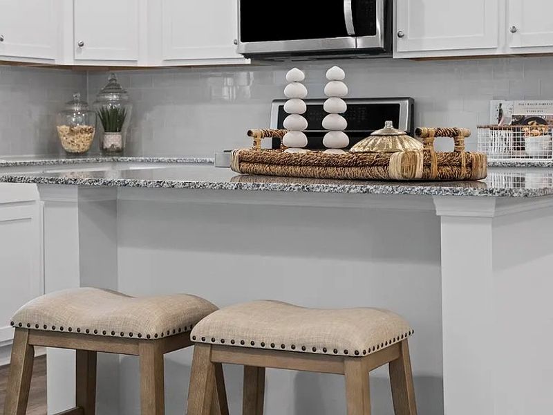 Furnished interior view inside a new home in Providence Station at Trolley Run, Aiken (Image 3).