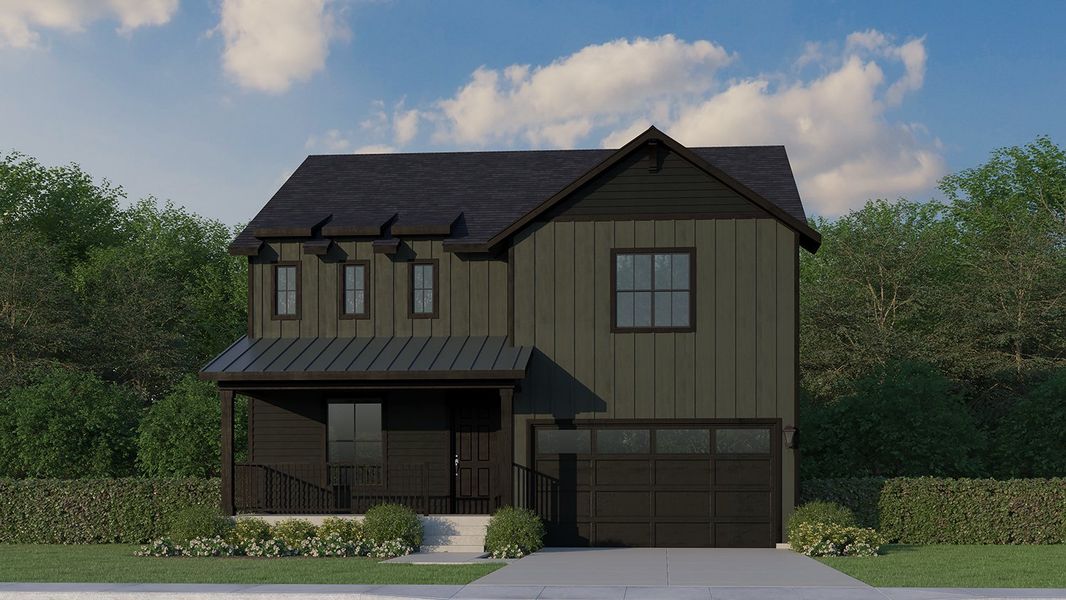 Plan C375 Elevation C Plan C375 Elevation C