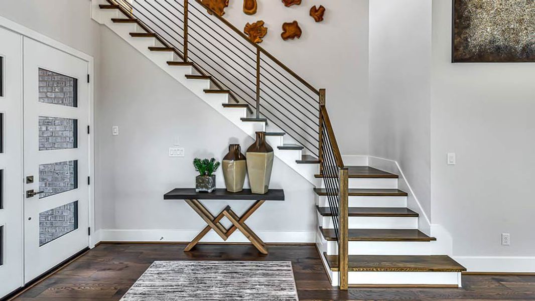 Furnished interior view inside a new home in Avalon at Cypress, Cypress (Image 10).
