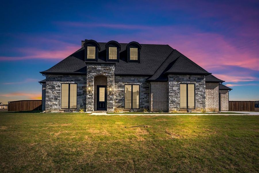 Front exterior of a new home in , Venus, TX, highlighting curb appeal (Image 23).