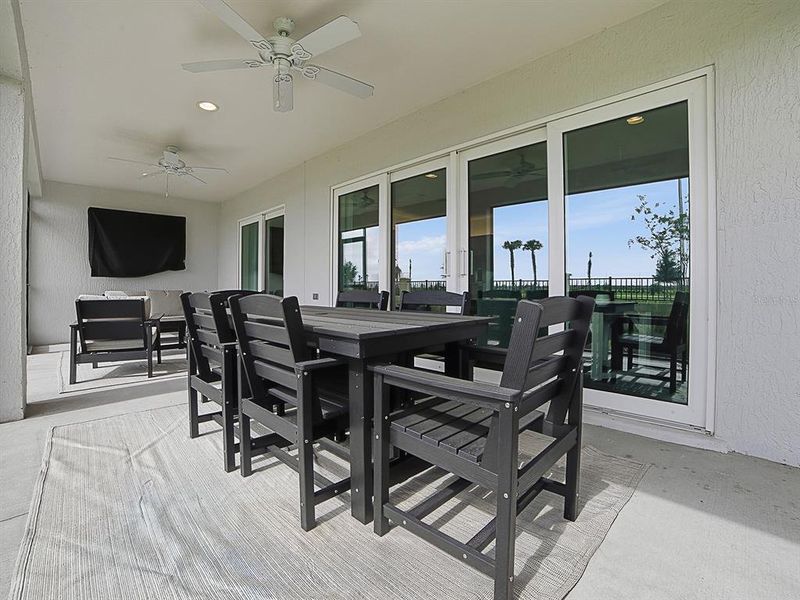 Exterior details and patio area of a home in , The Villages (Image 29). Exterior details and patio area of a home in , The Villages (Image 29).