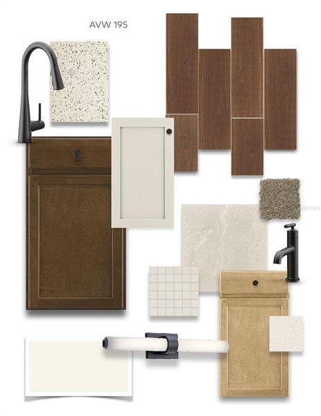 Sample of building materials used in homes in Avalon West, Spring Hill (Image 6).