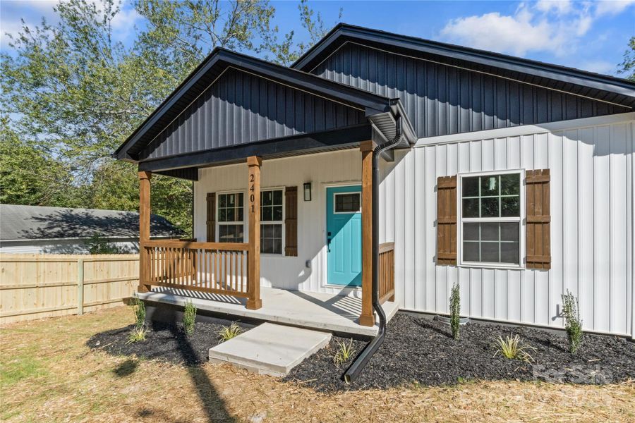 Front exterior of a new home in , Kannapolis, NC, highlighting curb appeal (Image 23). Front exterior of a new home in , Kannapolis, NC, highlighting curb appeal (Image 23).