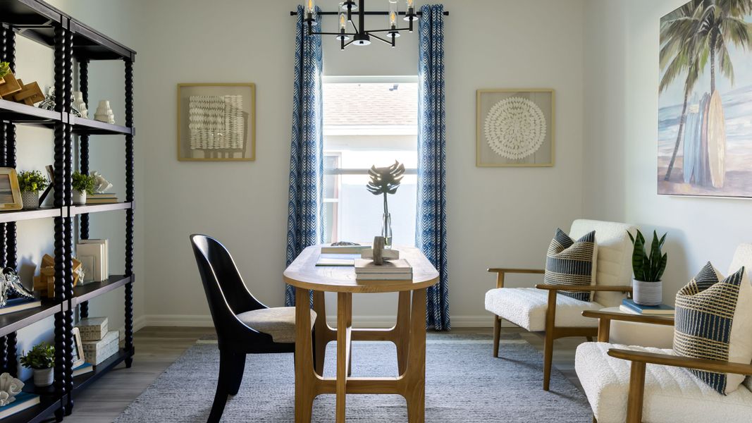 Furnished interior view inside a new home in Pasadena Ridge, Dade City (Image 20).