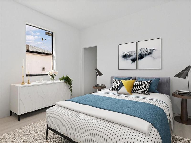 Furnished interior view inside a new home in , Punta Gorda (Image 10).