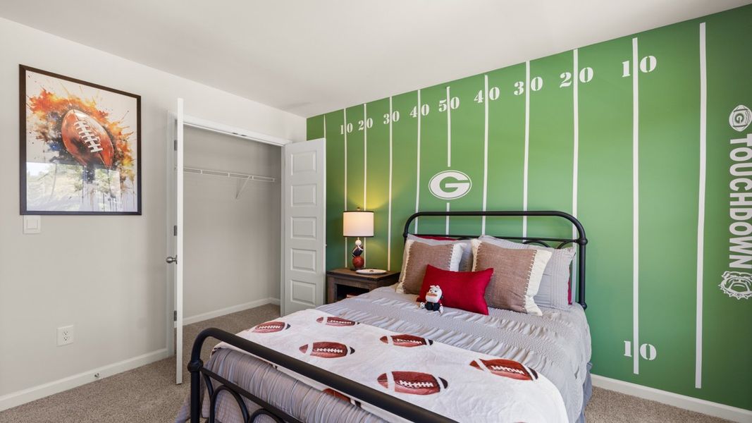 Representative furnished interior of a home built from the Iria Glen by D.R. Horton in Brookland Commons, Monroe (Image 48).