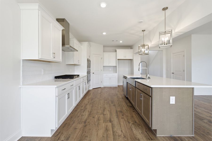Furnished interior view inside a new home in Aden Woods, Fairview (Image 10).