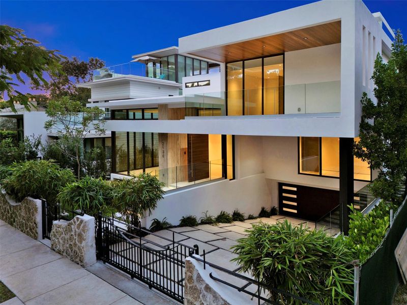 Exterior details and patio area of a home in , Miami (Image 46). Exterior details and patio area of a home in , Miami (Image 46).