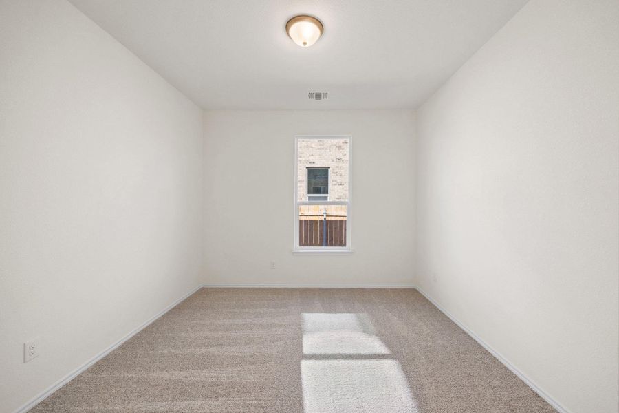 Spacious, unfurnished interior of a new home in Salerno - Classic Collection, Round Rock (Image 22). Spacious, unfurnished interior of a new home in Salerno - Classic Collection, Round Rock (Image 22).