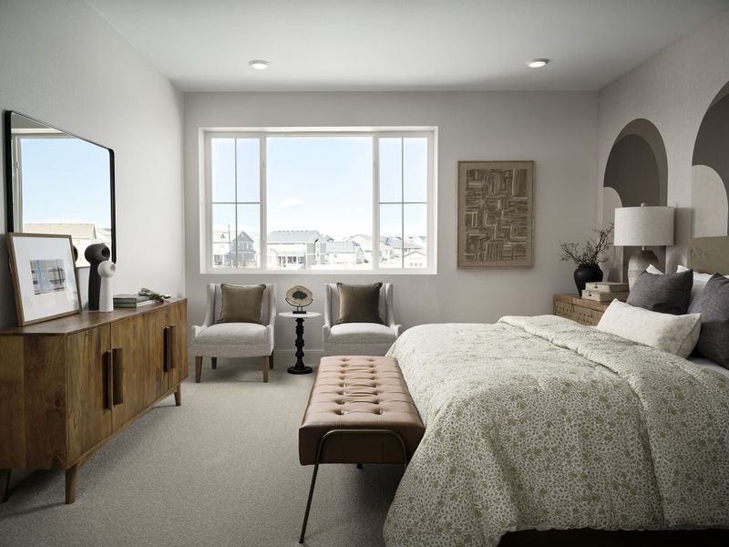 Furnished interior view inside a new home in Brighton Crossings, Brighton (Image 11).