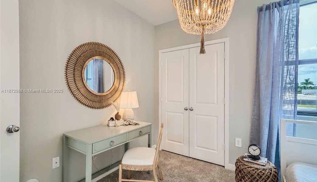 Furnished interior view inside a new home in Palm Cay, Florida City (Image 9). Furnished interior view inside a new home in Palm Cay, Florida City (Image 9).