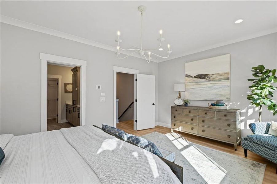 Furnished interior view inside a new home in , Kennesaw (Image 28).