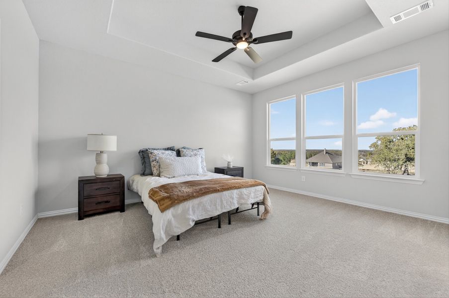 Furnished interior view inside a new home in Oak Grove Addition, Springtown (Image 16).