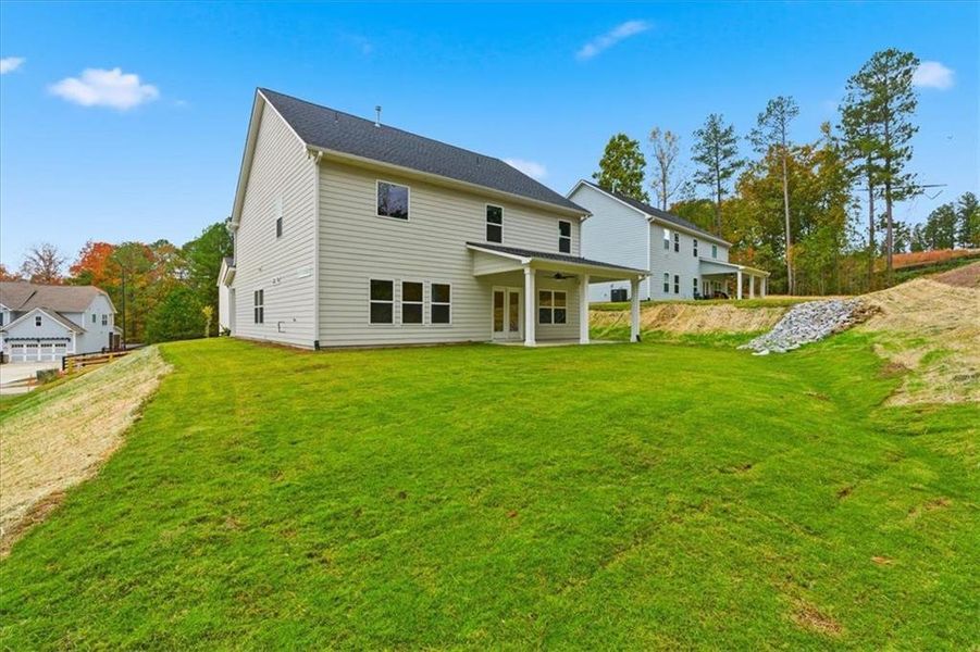 Exterior details and patio area of a home in , Dallas (Image 29). Exterior details and patio area of a home in , Dallas (Image 29).