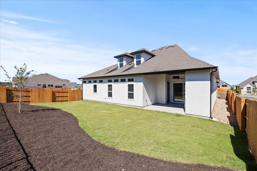 Exterior details and patio area of a home in Sweetwater, Austin (Image 29).