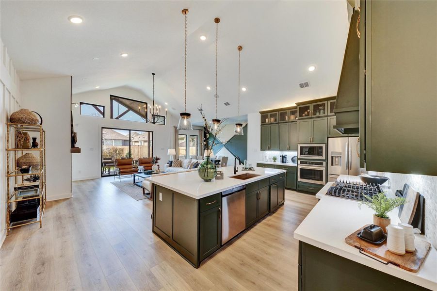 Model home photos of similar floorplans, not pictures of actual home.