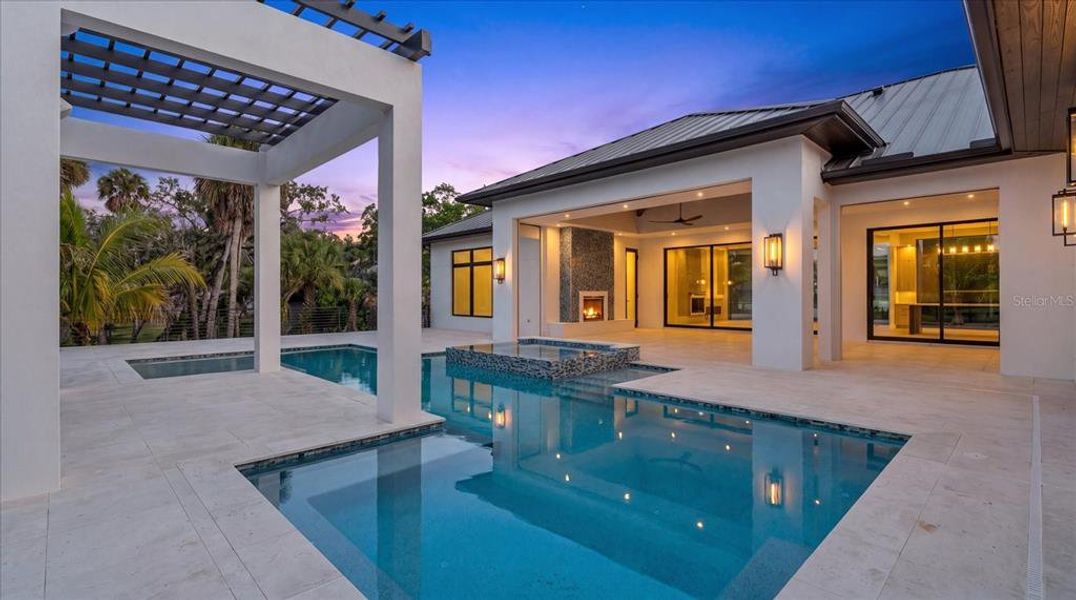 Exterior details and patio area of a home in , Sarasota (Image 46).
