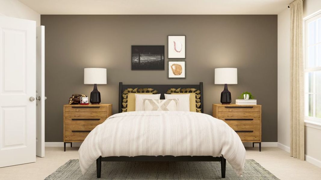 Representative furnished interior of a home built from the Hickory by Lennar in Elizabeth: Arbor, Fort Mill (Image 33).