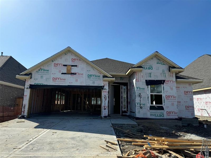 One-story home with 4 bedrooms, 2.5 baths and 2 car garage