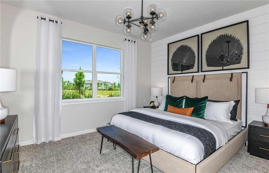 Furnished interior view inside a new home in Sun City Peachtree, Griffin (Image 7).