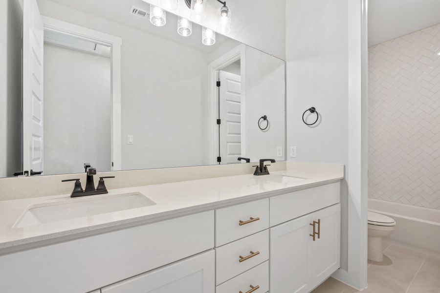 Furnished interior view inside a new home in Lariat, Liberty Hill (Image 16).