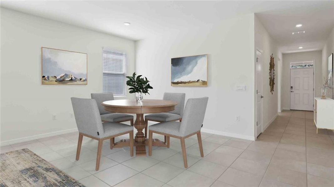 Furnished interior view inside a new home in Twisted Oaks, Wildwood (Image 16).