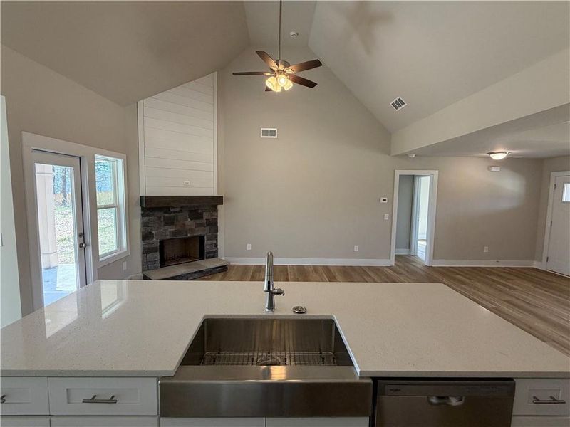 Furnished interior view inside a new home in , Talking Rock (Image 9).