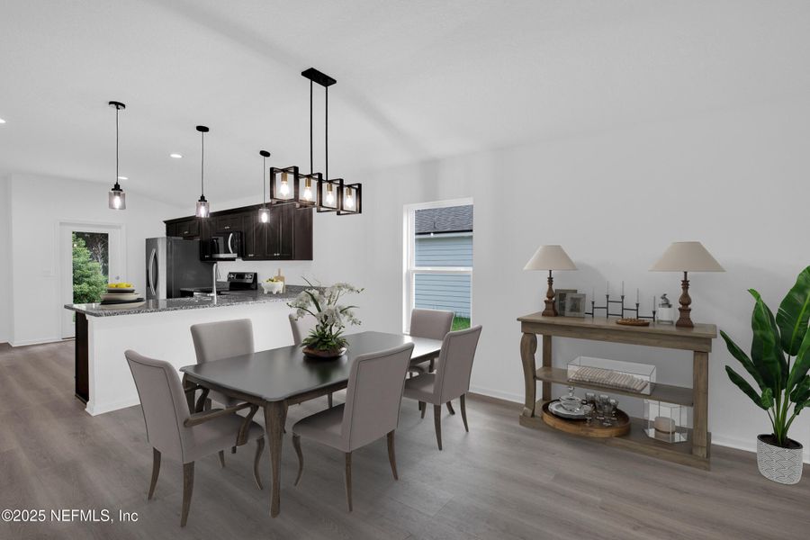 Furnished interior view inside a new home in , Green Cove Springs (Image 13).