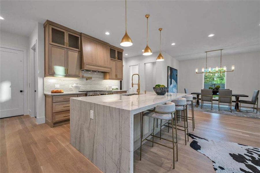 Furnished interior view inside a new home in , Dallas (Image 29).
