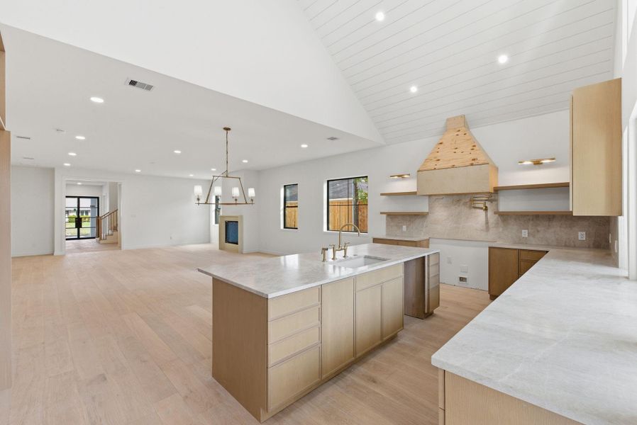 Furnished interior view inside a new home in , Houston (Image 6).