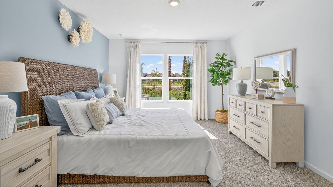 Representative furnished interior of a home built from the CALI by D.R. Horton in Sawmill Branch Express, Palm Coast (Image 16).