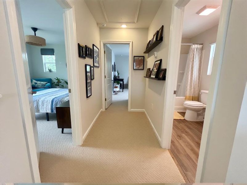 Furnished interior view inside a new home in , Okatie (Image 16).