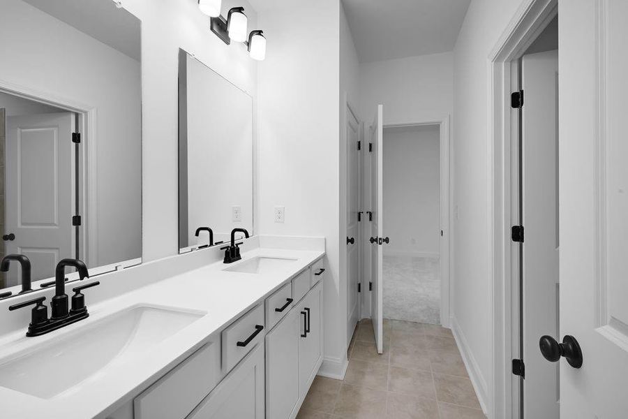 Furnished interior view inside a new home in Reserve at Hickory Walk, Kennesaw (Image 8).