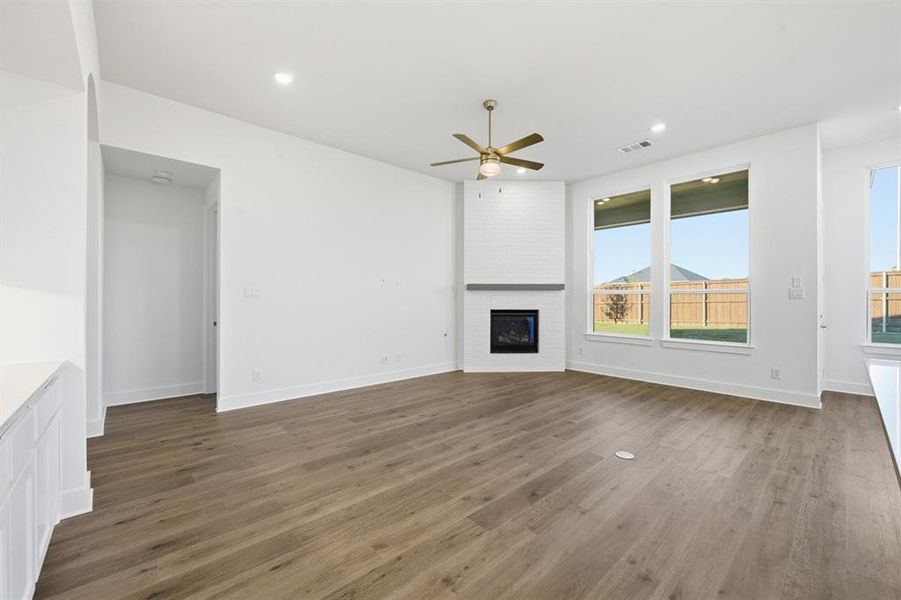 Spacious, unfurnished interior of a new home in Wildflower Ranch: 50ft. lots, Dish (Image 18). Spacious, unfurnished interior of a new home in Wildflower Ranch: 50ft. lots, Dish (Image 18).