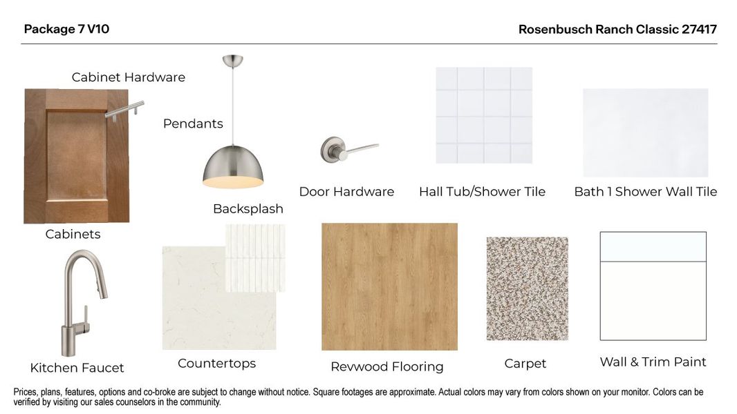 Sample of building materials used in homes in Rosenbusch Ranch, Leander (Image 26). Sample of building materials used in homes in Rosenbusch Ranch, Leander (Image 26).