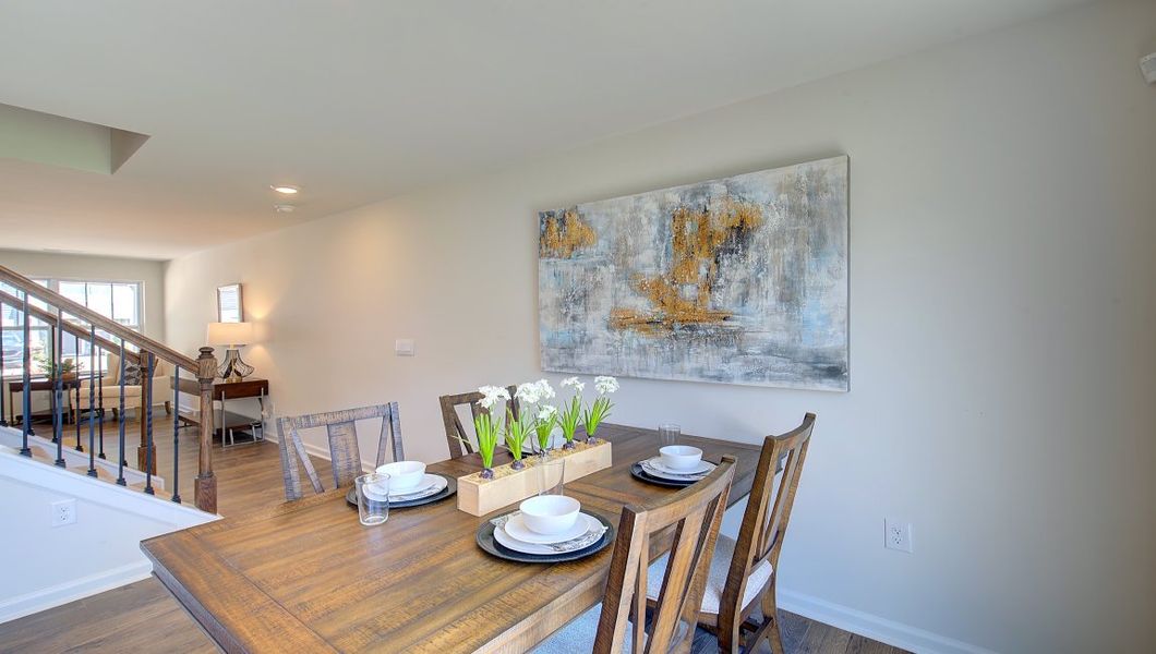 Representative furnished interior of a home built from the Clement by D.R. Horton in Aberdeen Place, Asheville (Image 11). Representative furnished interior of a home built from the Clement by D.R. Horton in Aberdeen Place, Asheville (Image 11).