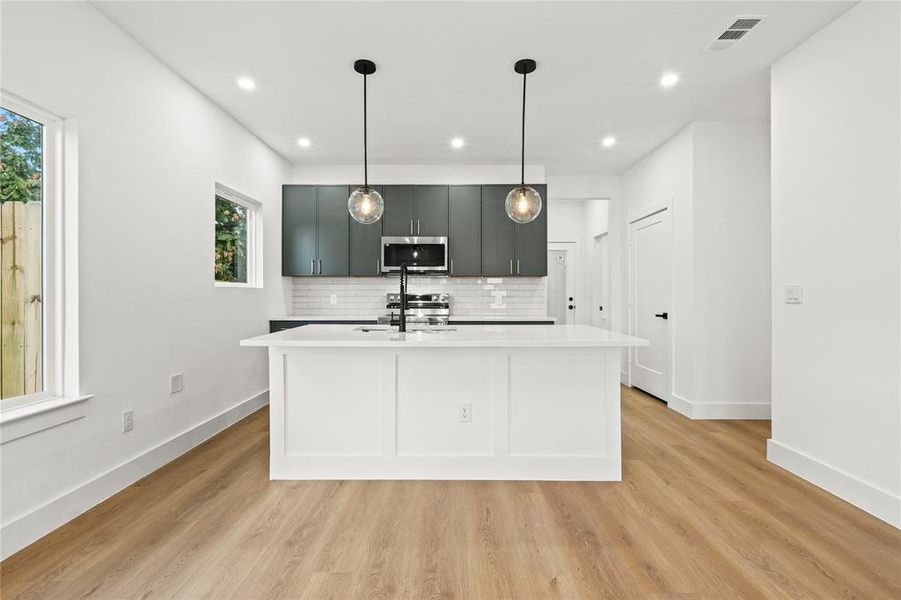 Furnished interior view inside a new home in , Dallas (Image 4). Furnished interior view inside a new home in , Dallas (Image 4).