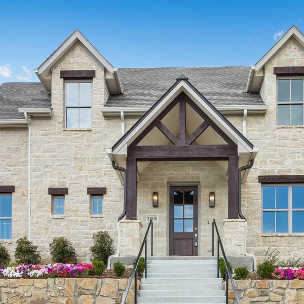 Representative exterior photo of a completed home built from the The Burgundy by Village Homes in Walsh, Aledo, TX (Image 2). Representative exterior photo of a completed home built from the The Burgundy by Village Homes in Walsh, Aledo, TX (Image 2).